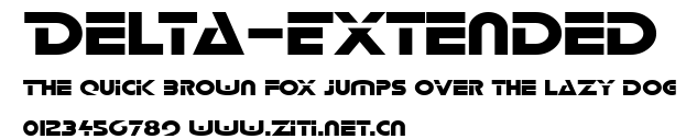 Delta-Extended.ttf字體轉換器圖片