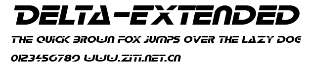 Delta-Extended.ttf字體轉換器圖片