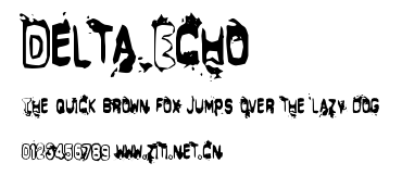 Delta Echo.ttf字體轉換器圖片
