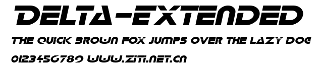 Delta-Extended.ttf字體轉換器圖片