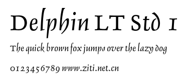 Delphin LT Std 1.otf字體轉換器圖片