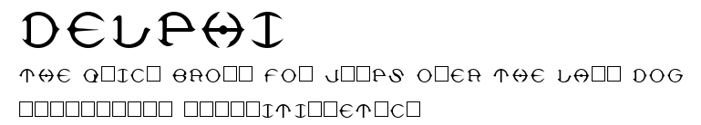 Delphi.ttf字體轉換器圖片