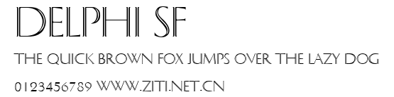 Delphi SF.ttf字體轉換器圖片