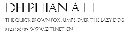 Delphian ATT.ttf字體轉換器圖片