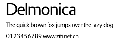 Delmonica.ttf字體轉換器圖片