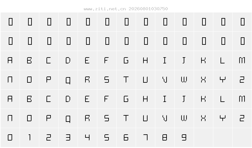 字符映射圖