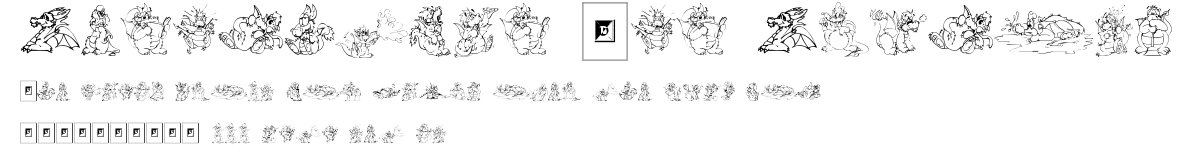 Delightful Lil Dragons.ttf字體轉換器圖片