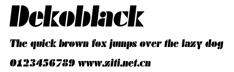 Dekoblack.otf字體轉換器圖片