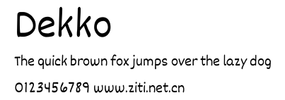 Dekko.ttf字體轉換器圖片