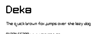 Deka.ttf字體轉換器圖片