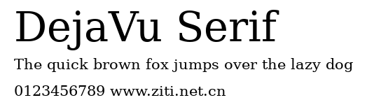DejaVu Serif.ttf字體轉換器圖片