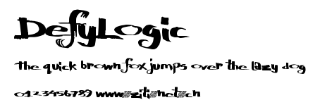 DefyLogic.ttf字體轉換器圖片