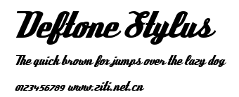 Deftone Stylus.ttf字體轉換器圖片