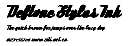 Deftone Stylus Ink.ttf字體轉換器圖片