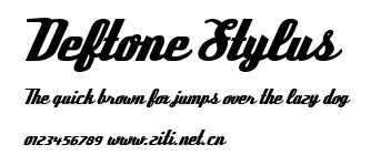 Deftone Stylus.ttf字體轉換器圖片