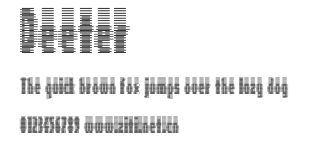 Deeter.ttf字體轉換器圖片