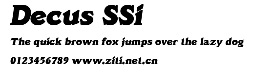 Decus SSi.ttf字體轉換器圖片