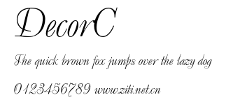 DecorC.otf字體轉換器圖片
