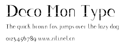Deco Mon Type  .ttf字體轉換器圖片