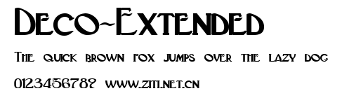 Deco-Extended.ttf字體轉換器圖片