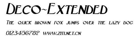 Deco-Extended.ttf字體轉換器圖片