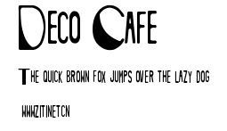 Deco Cafe.ttf字體轉換器圖片