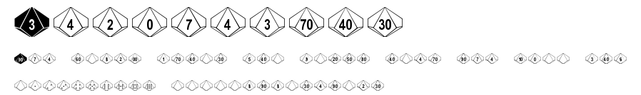 Decahedron.ttf字體轉換器圖片
