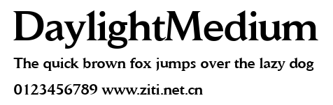 DaylightMedium.ttf字體轉換器圖片