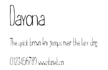 Dayona.ttf