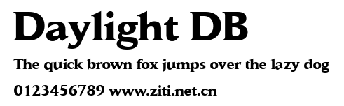 Daylight DB.ttf字體轉換器圖片