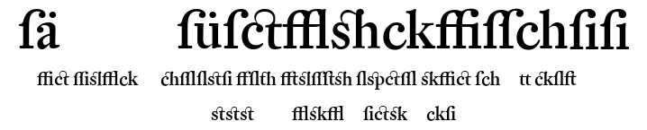 DTL Fleischmann.ttf字體轉換器圖片