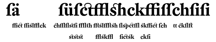 DTL Fleischmann.ttf字體轉換器圖片