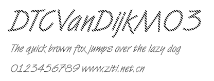 DTCVanDijkM03.ttf字體轉換器圖片