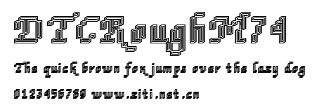 DTCRoughM74.ttf字體轉換器圖片