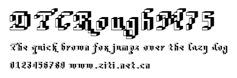 DTCRoughM75.ttf字體轉換器圖片