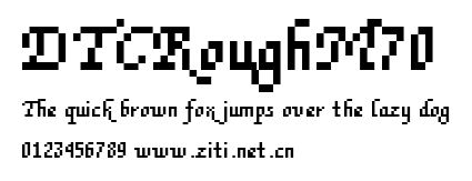 DTCRoughM70.ttf字體轉換器圖片