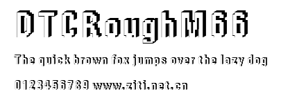 DTCRoughM66.ttf字體轉換器圖片