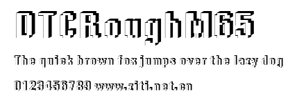 DTCRoughM65.ttf字體轉換器圖片