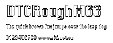 DTCRoughM63.ttf字體轉換器圖片