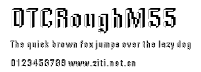 DTCRoughM55.ttf字體轉換器圖片