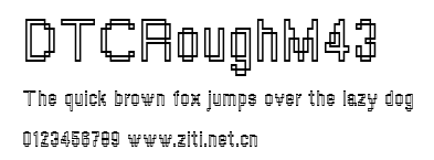 DTCRoughM43.ttf字體轉換器圖片