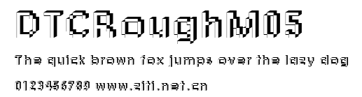 DTCRoughM05.ttf字體轉換器圖片