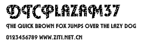 DTCPlazaM37.ttf字體轉換器圖片