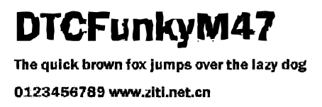 DTCFunkyM47.ttf字體轉換器圖片