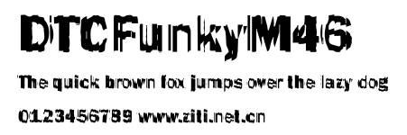 DTCFunkyM46.ttf字體轉換器圖片