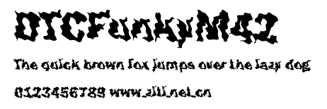 DTCFunkyM42.ttf字體轉換器圖片