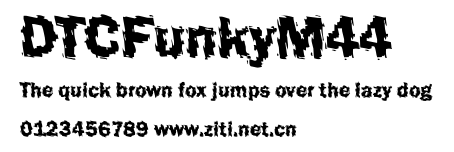 DTCFunkyM44.ttf字體轉換器圖片