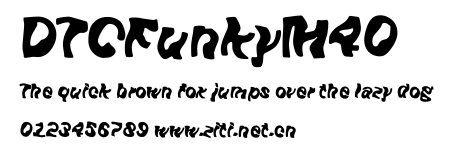 DTCFunkyM40.ttf字體轉換器圖片