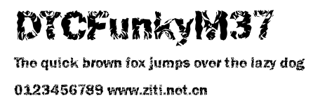 DTCFunkyM37.ttf字體轉換器圖片