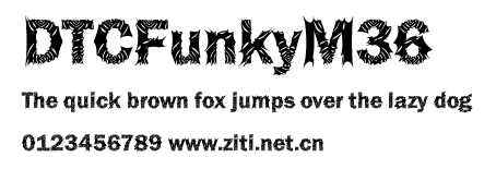 DTCFunkyM36.ttf字體轉換器圖片